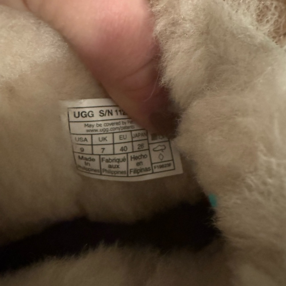 Ugg Mini Bailey Logo Strap Chestnut Boots - Picture 5 of 5